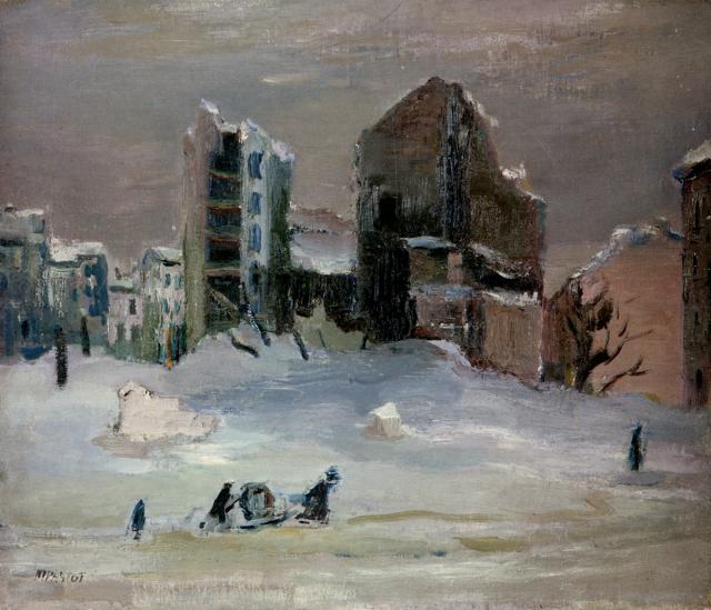Траугот Г.Н. За водой. 1942 Траугот Г.Н. За водой. 1942